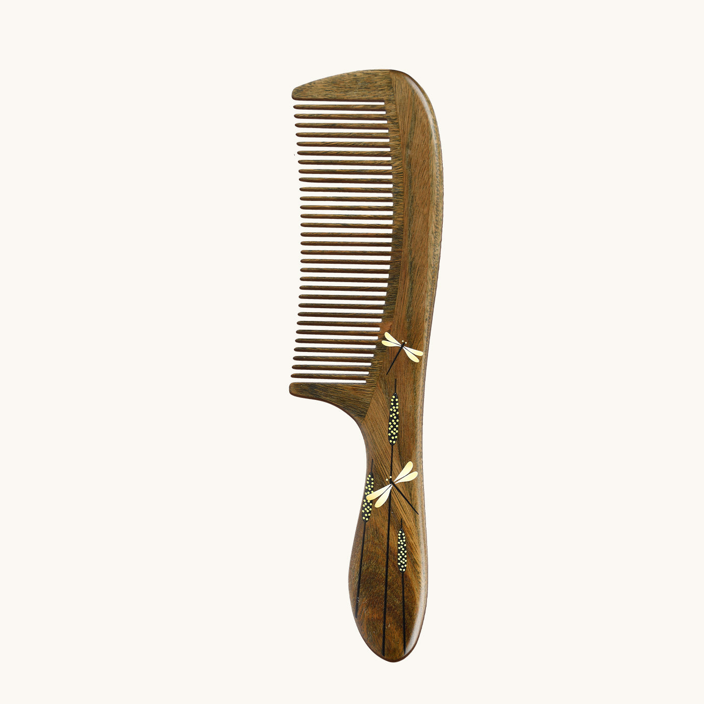 Pettine di legno Libellula Grazia Pettine di legno Libellula Grazia