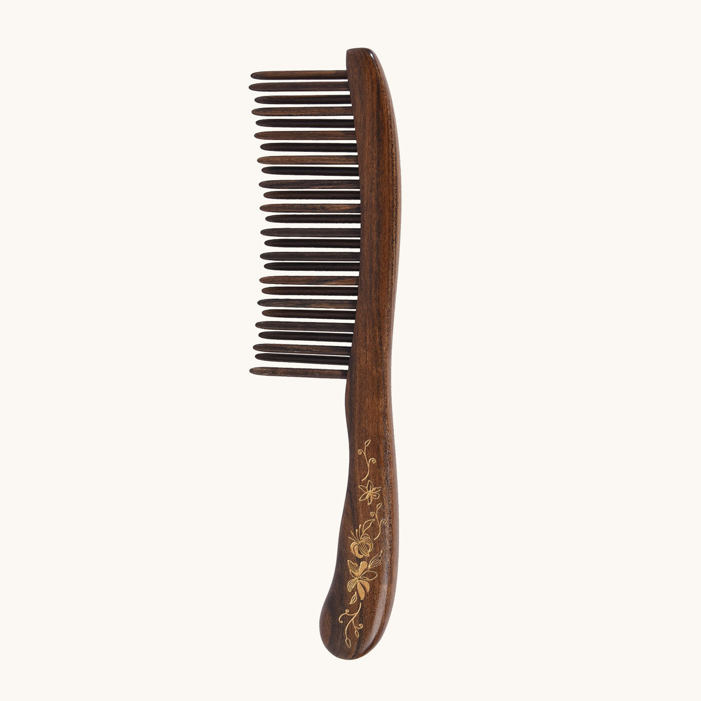 Pettine per capelli Chacate Preto con denti inseriti Pettine per capelli Chacate Preto con denti inseriti