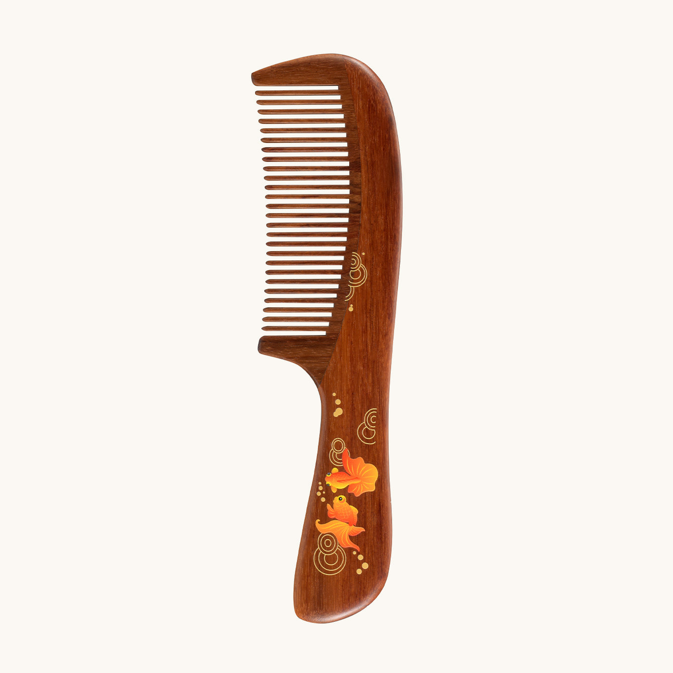 Pettine per capelli a forma di pesce rosso Pettine per capelli a forma di pesce rosso