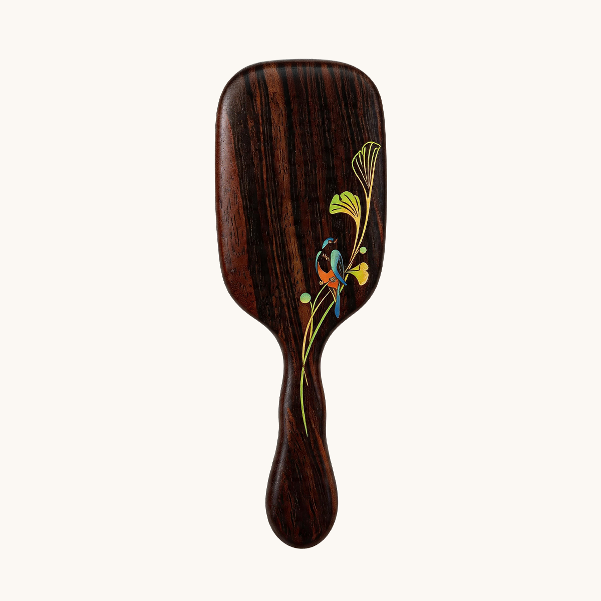Spazzola per capelli in legno d'ebano - Porta fortuna nella vita Spazzola per capelli in legno d'ebano - Porta fortuna nella vita